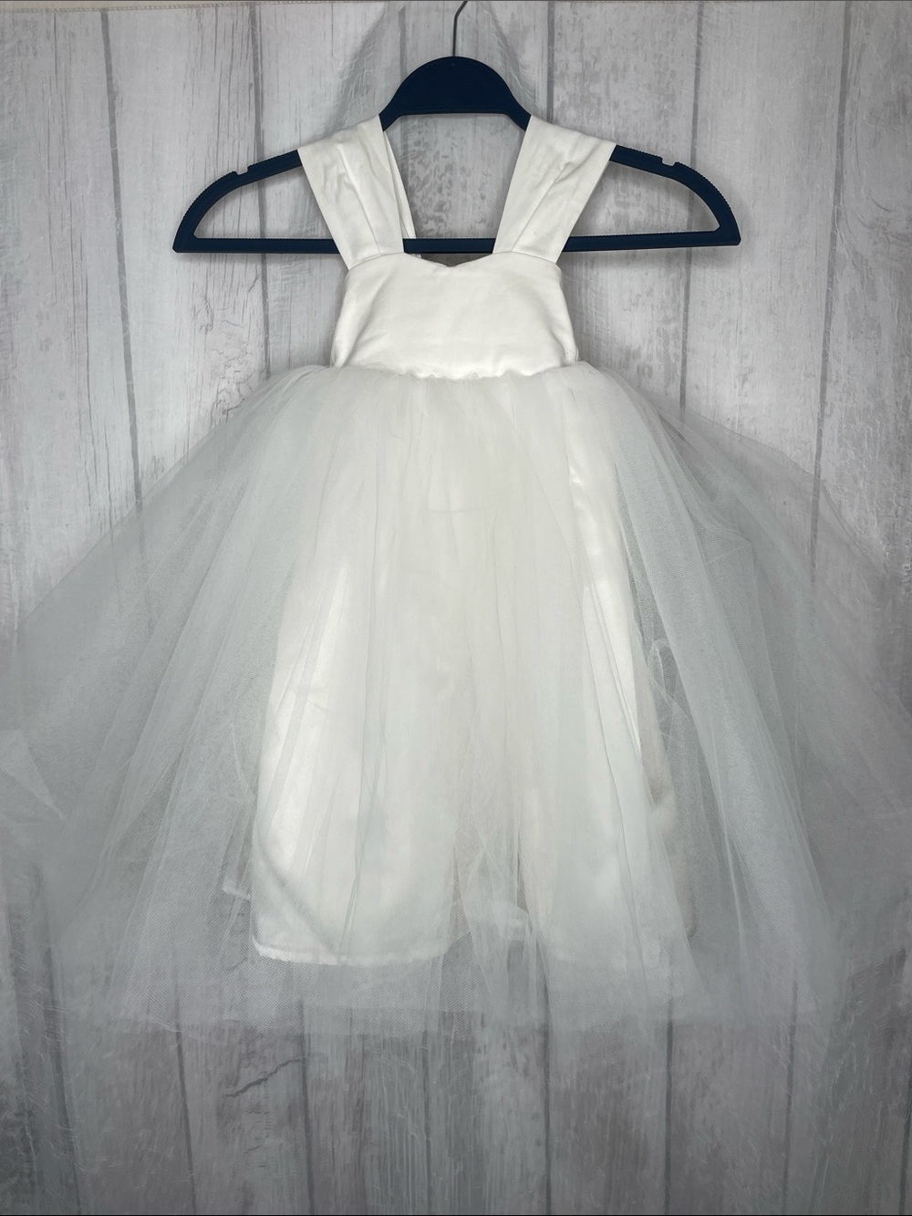Olivia Kate White Tulle Party Dress